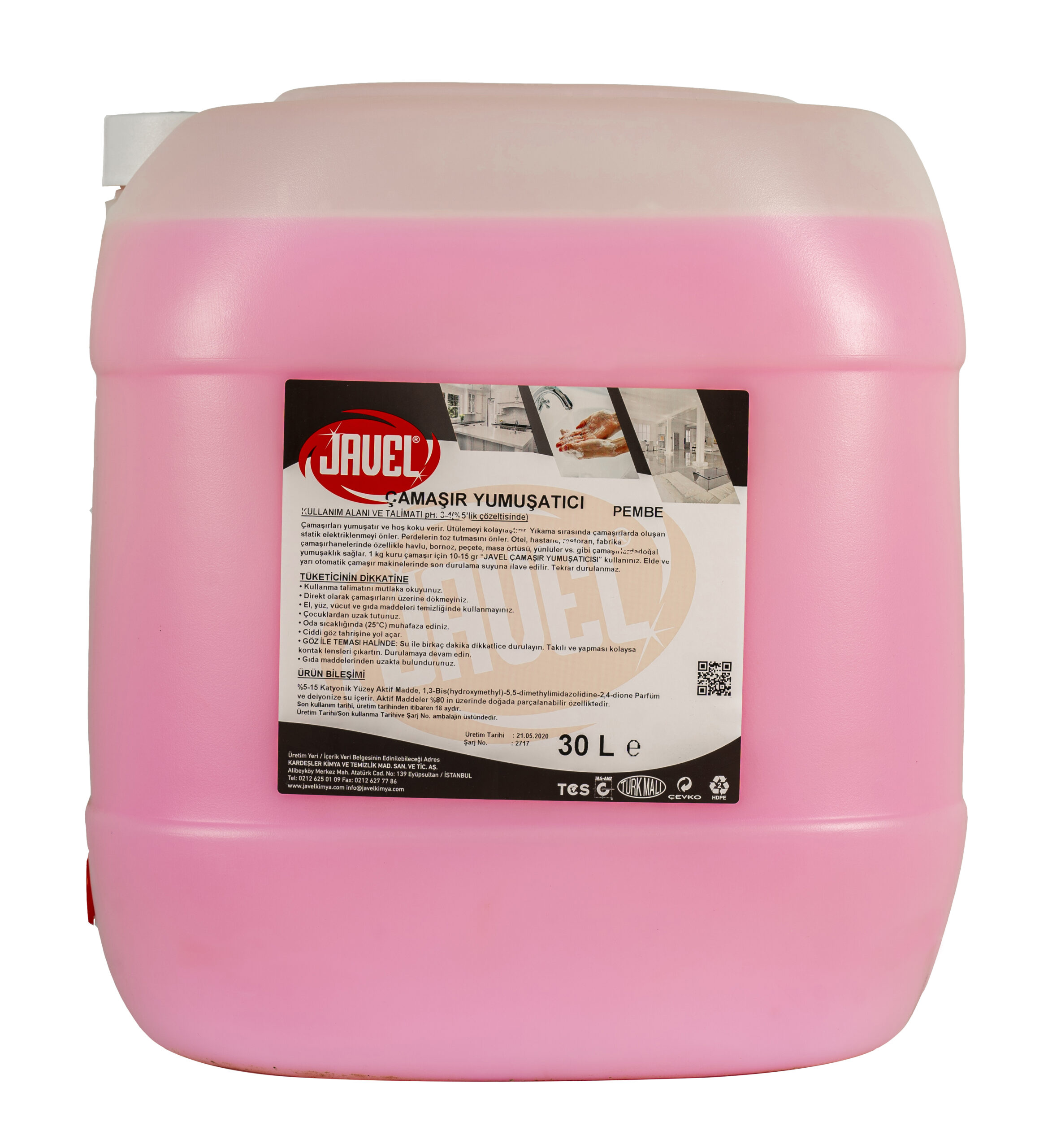 çamaşır yumuşatıcı pembe