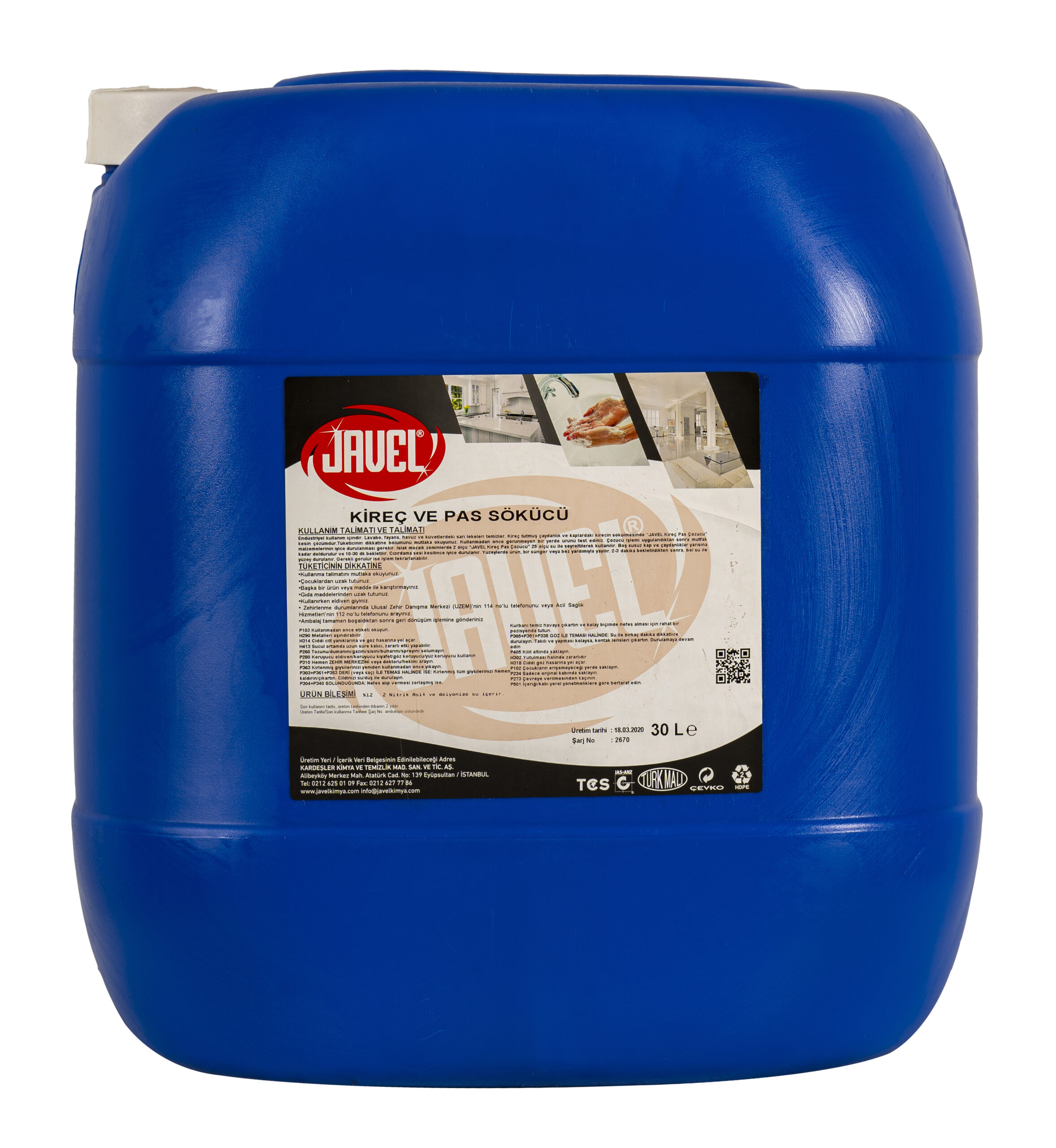kireç ve pas sökücü 30 ML